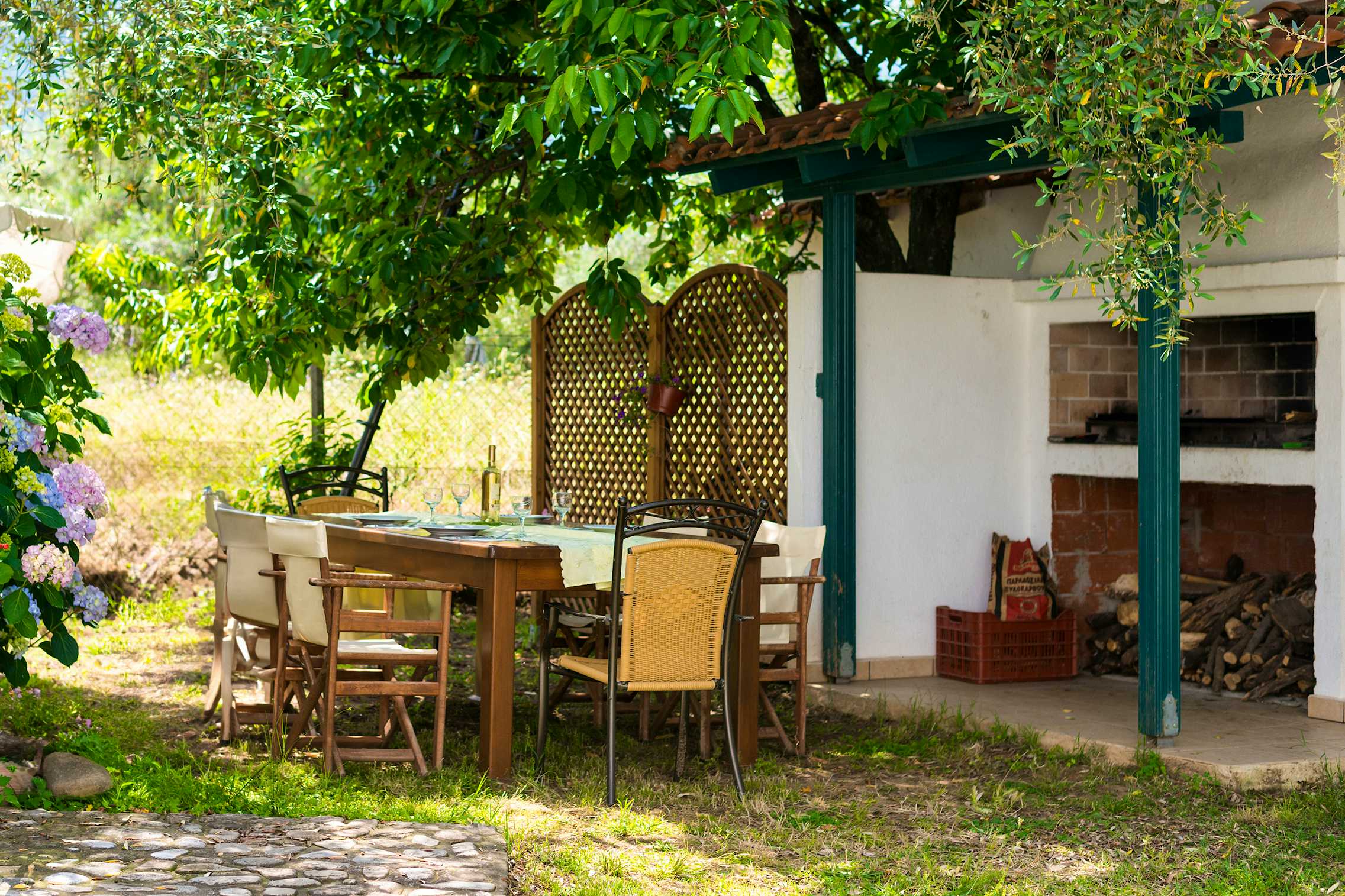 Photo Caption: BBQ & Picnic Area Have a Cookout Gather with your