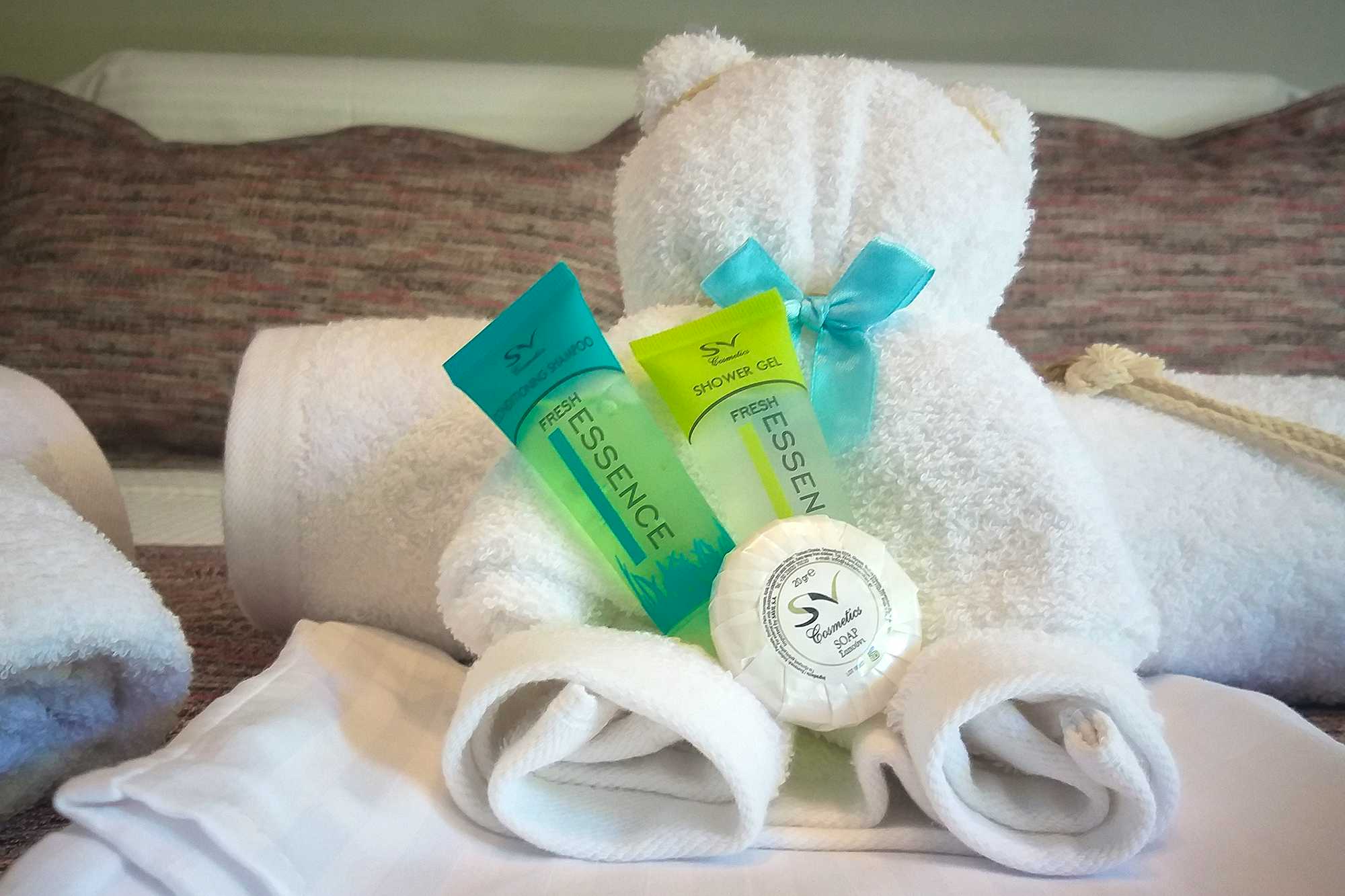 Photo Caption: Complimentary Personal Care Our suites come with c