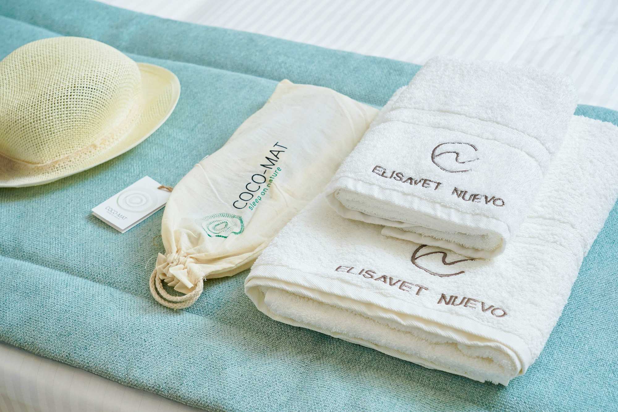 Photo Caption: Soft Fabrics Gentle On Your Skin Our towels, sheet