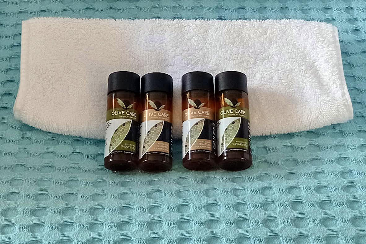 Photo Caption: Complimentary Toiletries Radiate & Shine Shampoo &