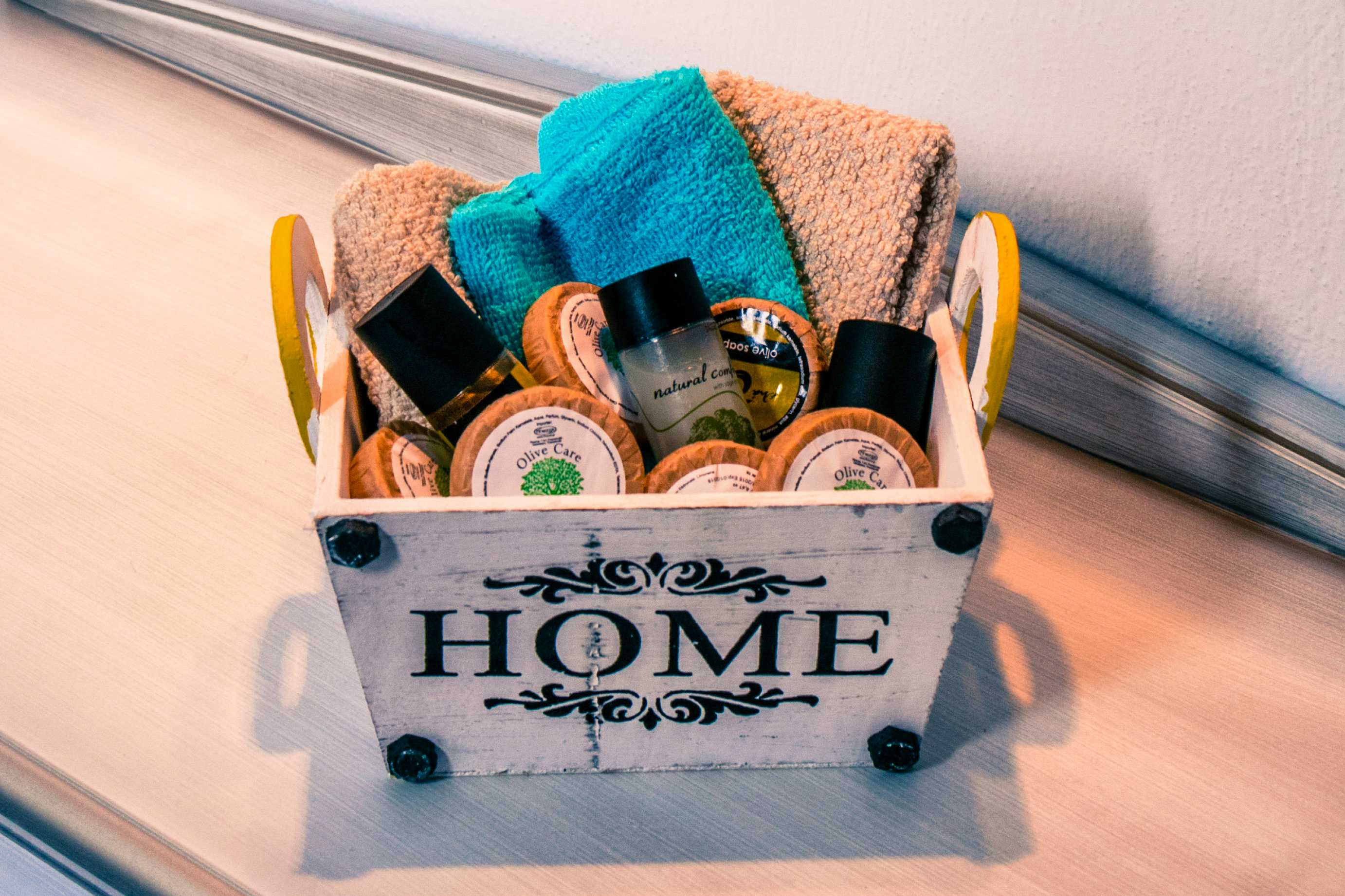 Photo Caption: Complimentary Olive Care We offer guests natural h