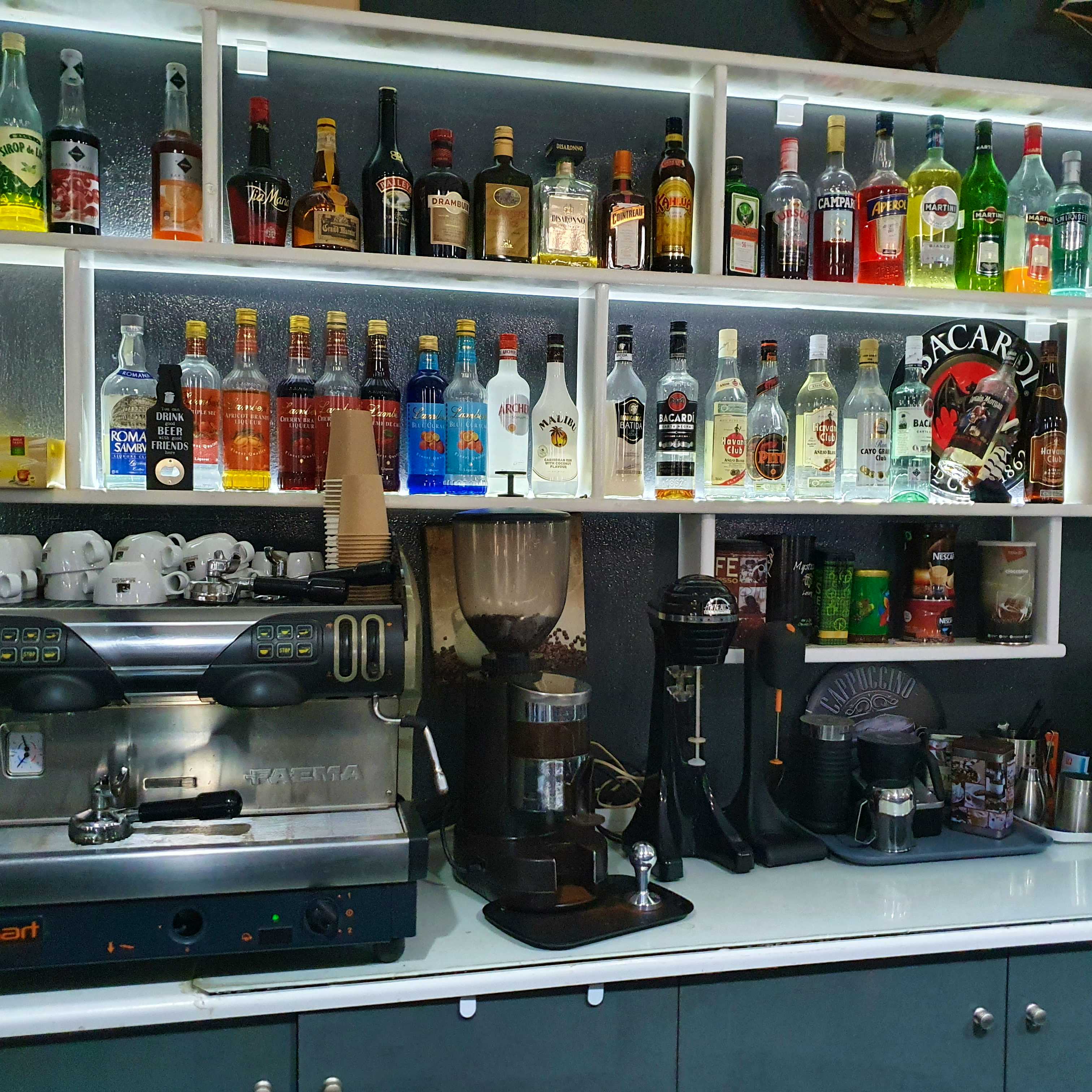 Photo Caption: Choose from a big variety at our Café-Bar