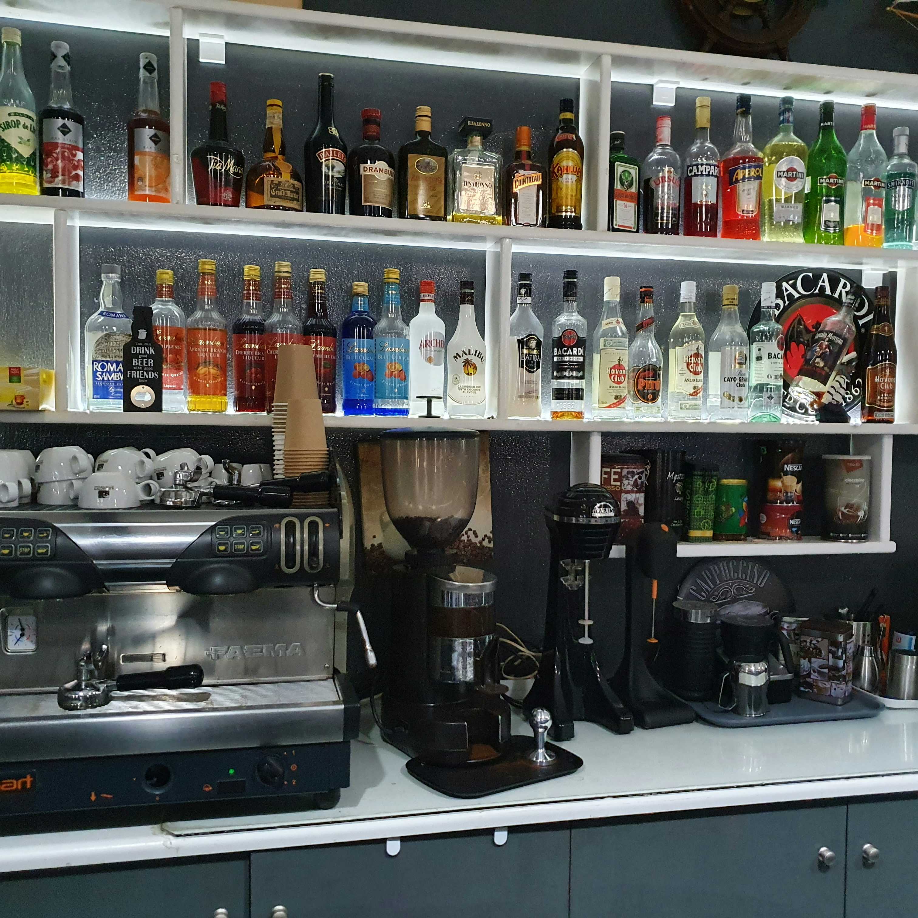 Photo Caption: Choose from a big variety at our Café-Bar