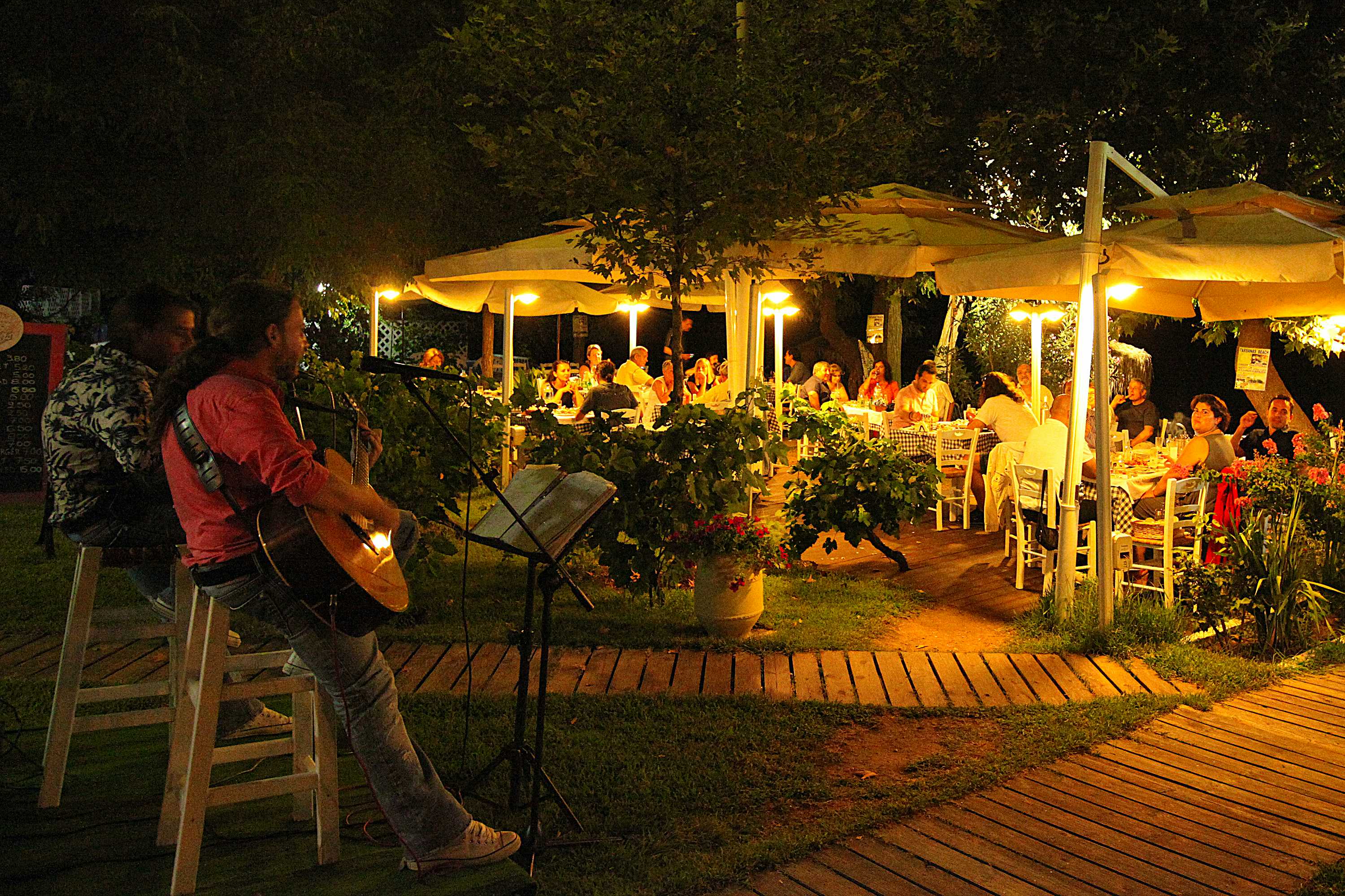Photo Caption: Monday Nights Live Greek Music Our Taverna offers 
